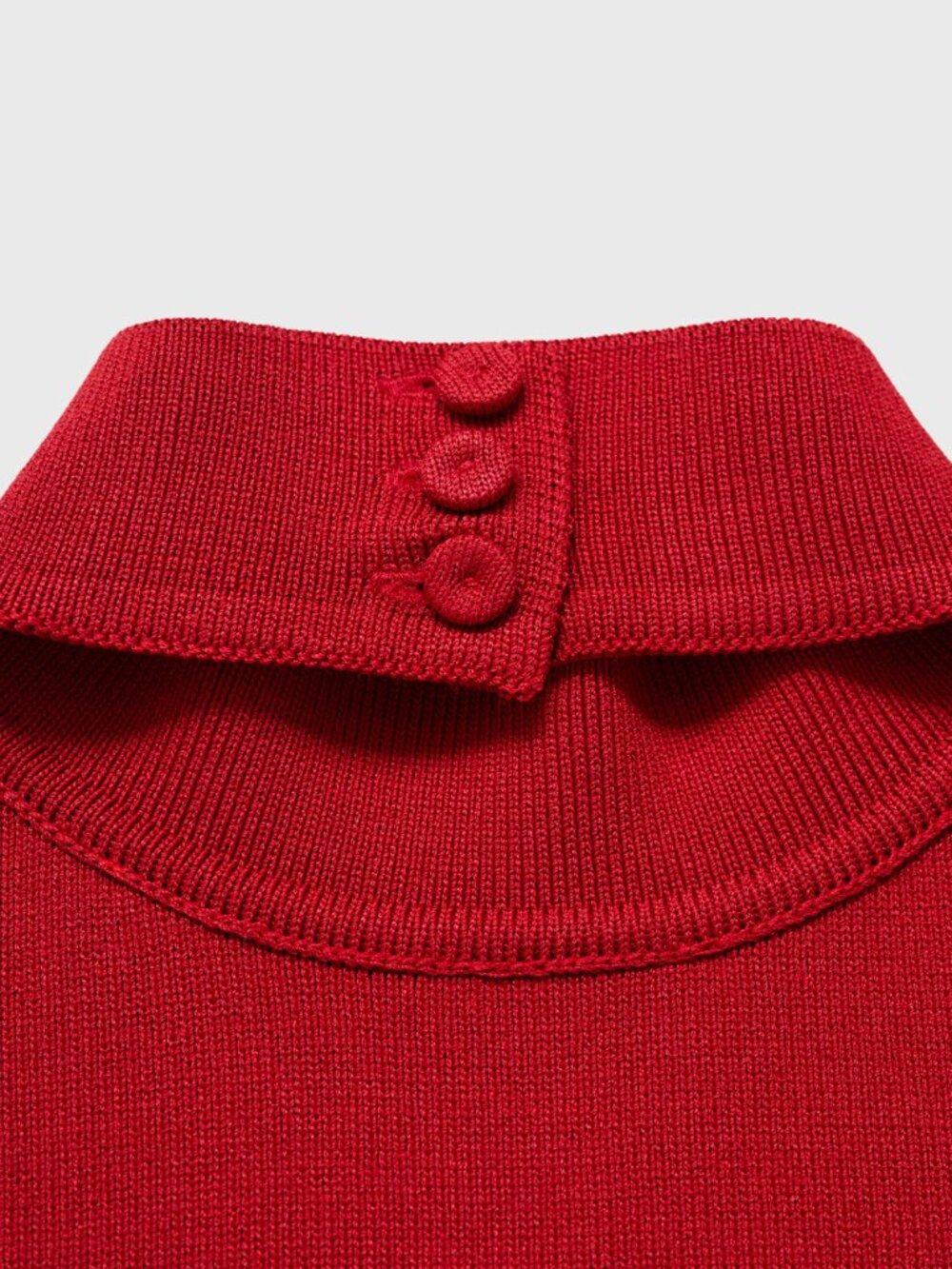 Mango Red Halter Knit Drop Waist Maxi Dress Gown XS - Picture 6 of 13